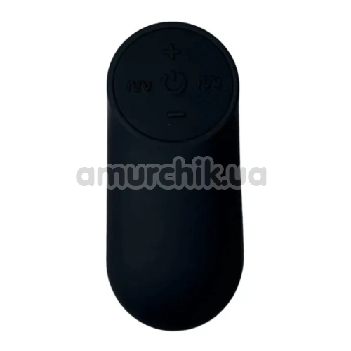 Анальна насадка з вібрацією Double Penetration Vibrator With Remote Controller, чорна