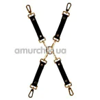 Ремешки для фиксаторов Upko Bondage Boutique Leather Hogtie, черные - Фото №1