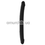 Двухконечный фаллоимитатор Dorcel Real Double Do, черный - Фото №1