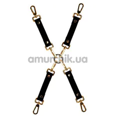 Ремешки для фиксаторов Upko Bondage Boutique Leather Hogtie, черные - Фото №1