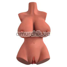 Мастурбатор PDX Plus Perfect 10 Torso, светло-коричневый - Фото №1