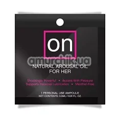 Возбуждающее масло Sensuva On Natural Arousal Oil For Her, 0.3 мл - Фото №1