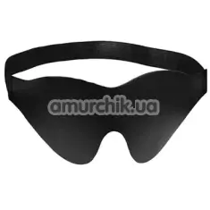 Маска Behave Luxury Fetish Love Is Blind, черная - Фото №1