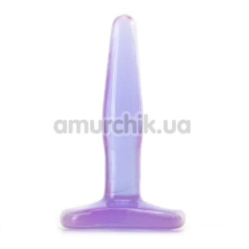 Анальная пробка Crystal Jellies Small, 10 см фиолетовая