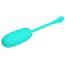 Виброяйцо Pretty Love Julius, бирюзовое - Фото №4