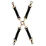 Ремінці для фіксаторів Upko Bondage Boutique Leather Hogtie, чорні - Фото №1