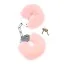 Наручники Boss Series Fetish Furry Cuffs, светло-розовые