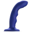 Вібратор з пульсацією Strap-On-Me Tapping Dildo Wave M, синій - Фото №1