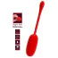 Віброяйце Pretty Love Kirk Super Soft Silicone, червоне - Фото №8