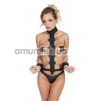 Бондаж Fetish Tentation Enjoy Pain Harness Straps For Neck And Wrists, чорний - Фото №1
