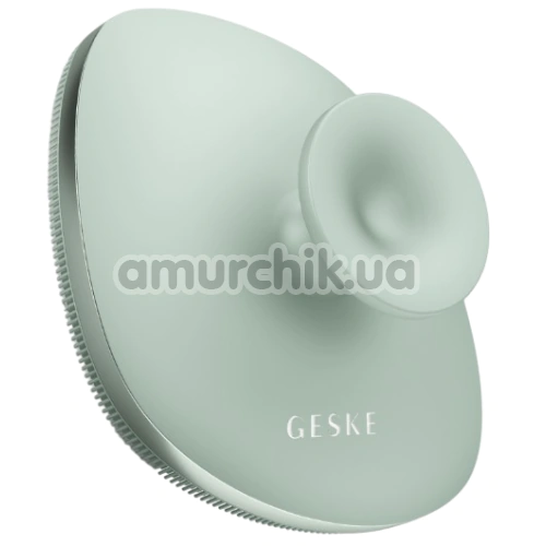 Щетка для тела Geske Body Brush 4 in 1 Suction Mount Metal, зеленая