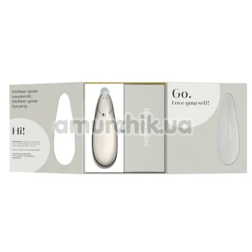 Симулятор орального секса для женщин Womanizer Premium 2, серый