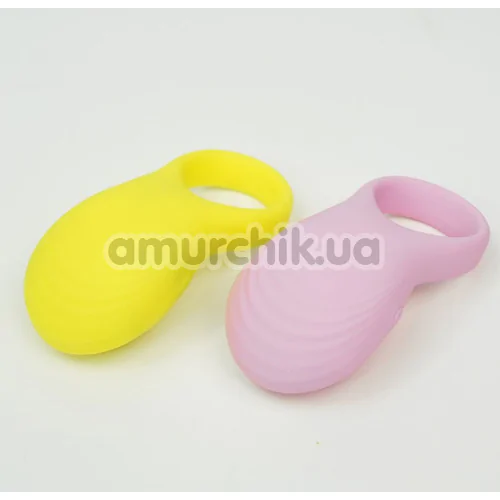 Виброкольцо для члена Sweet Em Velvet Lure Vibe Ring, розовое