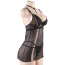 Комплект Star Night Nightgown Sheer Mesh Babydoll, чорний: пеньюар + трусики-стрінги - Фото №8