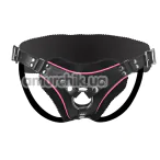 Трусики для страпона Strap U Flamingo, чорні - Фото №1