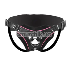 Трусики для страпона Strap U Flamingo, чорні - Фото №1
