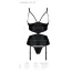Комплект Passion Free Your Senses Jannies Corset, чорний: корсет + трусики-стрінги - Фото №5