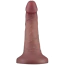 Вібратор Lovetoy Dual Density Power Cock 6, коричневий - Фото №2