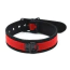 Нашийник DS Fetish Collar Neoprene, чорно-червоний - Фото №1