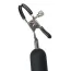 Зажимы для сосков с вибрацией Bad Kitty Vibrating Nipple Clamps с подвеской, черные - Фото №3