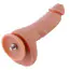 Фаллоимитатор-насадка Hismith 2-layers Silicone Flesh Dildo 8.3, коричневый - Фото №3