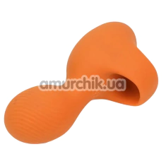 Вібратор на палець Sweet Em Velvet Lure Ring, помаранчевий - Фото №1