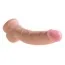 Фалоімітатор King Cock Plus Dual Density With Balls, 22.9 см, тілесний - Фото №6