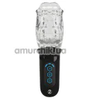 Мастурбатор с ротацией Stroker Rotating Masturbator, прозрачный - Фото №1