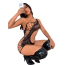 Комбинезон JSY Sexy Lingerie WW7258, черный - Фото №3