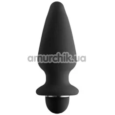 Анальна пробка з вібрацією Tom of Finland 5X Anal Plug, чорна - Фото №1