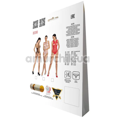 Боди Passion Free Your Senses Erotic Line BS086, белое