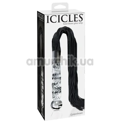 Плеть с фаллоимитатором Icicles No. 38