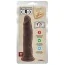Фаллоимитатор T-skin ReaL Lascivious Dildo, темно-коричневый - Фото №3