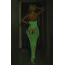 Комбінезон Star Night Glow In The Dark Sexy Fishnet Bodystockings, білий - Фото №8