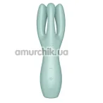 Клиторальный вибратор Satisfyer Threesome 3, бирюзовый - Фото №1