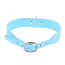 Ошейник DS Fetish Collar With Ring, голубой - Фото №4