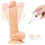 Cтрапон з вібрацією Ingen Easy Strapon Set 7.5 With Balls, тілесний - Фото №3