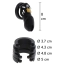 Пояс верности для мужчин Hidden Desire Extreme Penis Gear Chastity Cock Cage Long Silicone, черный - Фото №3
