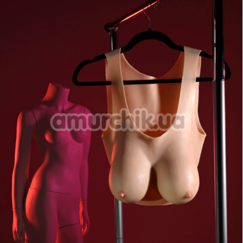 Накладні груди Gender X Undergarments Plate D-Cup, тілесні