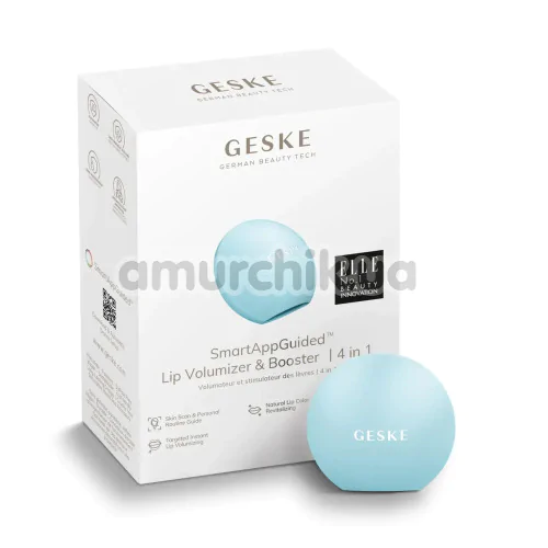 Устройство для увеличения объема губ Geske Lip Volumizer & Booster Small 4 in 1, бирюзовое