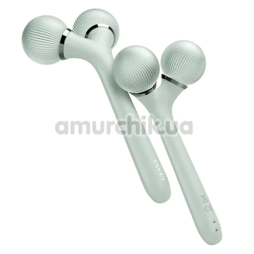 Ультразвуковий масажер Geske Sonic Facial & Body Roller 4 in 1, зелений