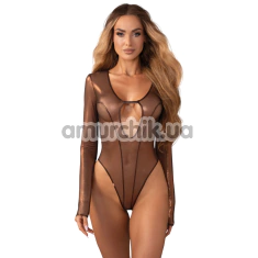 Боди Obsessive Soranna Long-Sleeved, коричневое - Фото №1