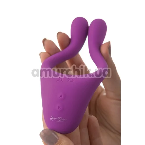 Вибратор BeauMents Doppio, фиолетовый