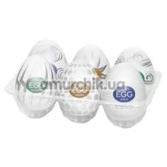 Набор из 6 мастурбаторов Tenga Egg Hard Boiled Package - Фото №1