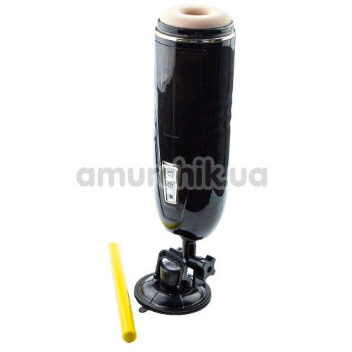 Мастурбатор Auto Telescopic and Rotating Male Masturbator Rita, білий