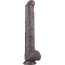Фаллоимитатор Dual-Layered Silicone Nature Cock LV411311, коричневый - Фото №1