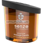 Свеча для массажа Senze Blissful Massage Candle - гвоздика/апельсин/лаванда, 150 мл - Фото №1