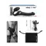 Безремневий страпон із вібрацією Strap-On-Me Multi Orgasm Bendable Strap-On XL, чорний - Фото №4