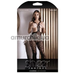 Комбинезон Sheer Fantasy In Suspense Lace Stockings, черный - Фото №1