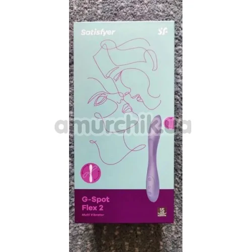 Вибратор для точки G Satisfyer G-Spot Flex 2, фиолетовый